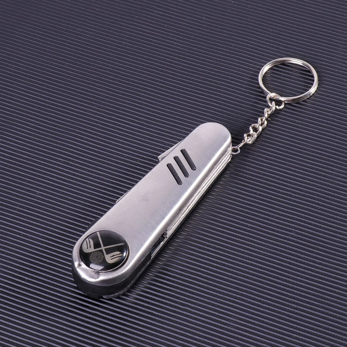 

6 in 1 Golf Multifunctional Tool Portable Keychain Players Club Cleaning Groove Remover Debris Compact Fits Pocket Bag