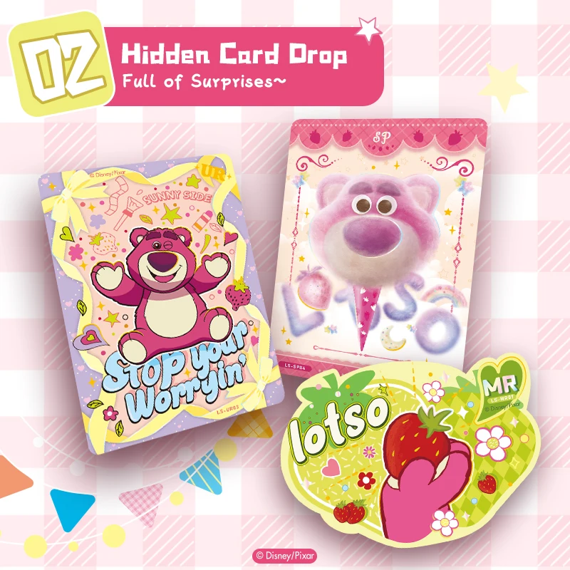 10 Packs CARDFUN Disney Lotso Bear Cards Toy Story3 Collectible Card Game Trading Cards Hobby Gifts Toys