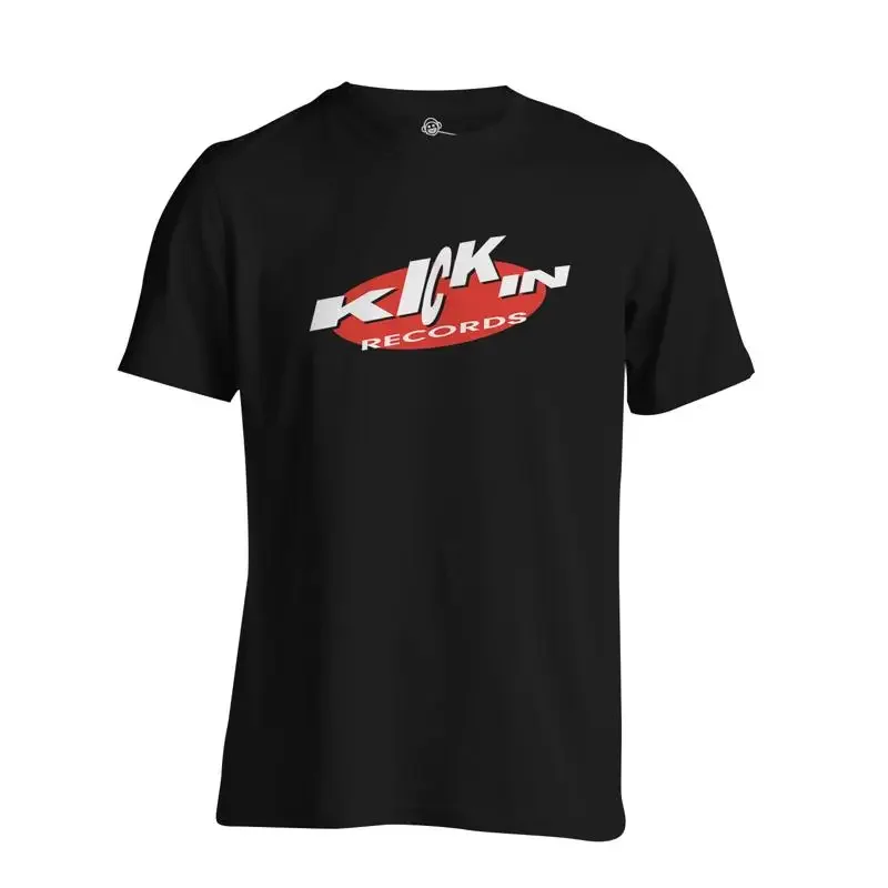 Kickin Records T Shirt Breakbeat Hardcore Techno Rave Jungle Drum N Bass