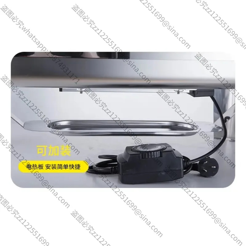 Suitable for Stainless Steel Dining Stove Flip Square Buffet Buffet Breakfast Insulation Stove Electric Heating Self-service