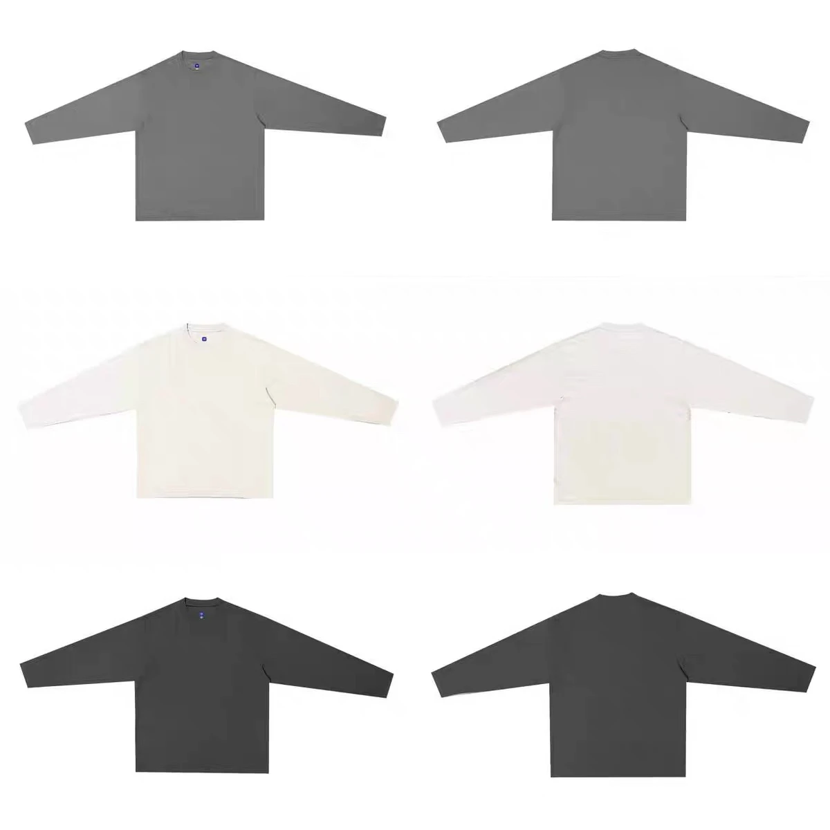 

Классическая хлопковая круглая футболка Kanye Color Long Sve, летний трендовый молодежный топ свободного покроя с геометрическим принтом