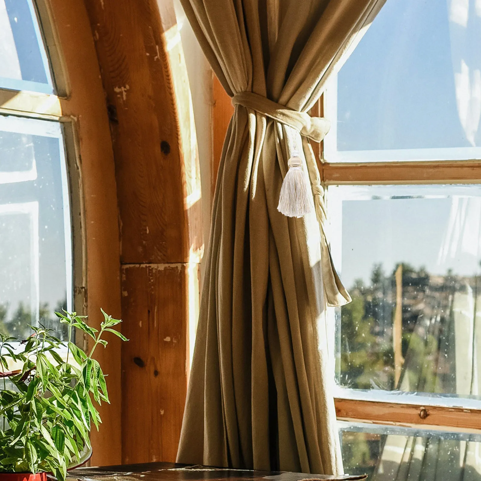 

2 шт. Декоративные подвески-кисточки для штор, простые и элегантные, из полиэстера, для штор, подушек, ципао