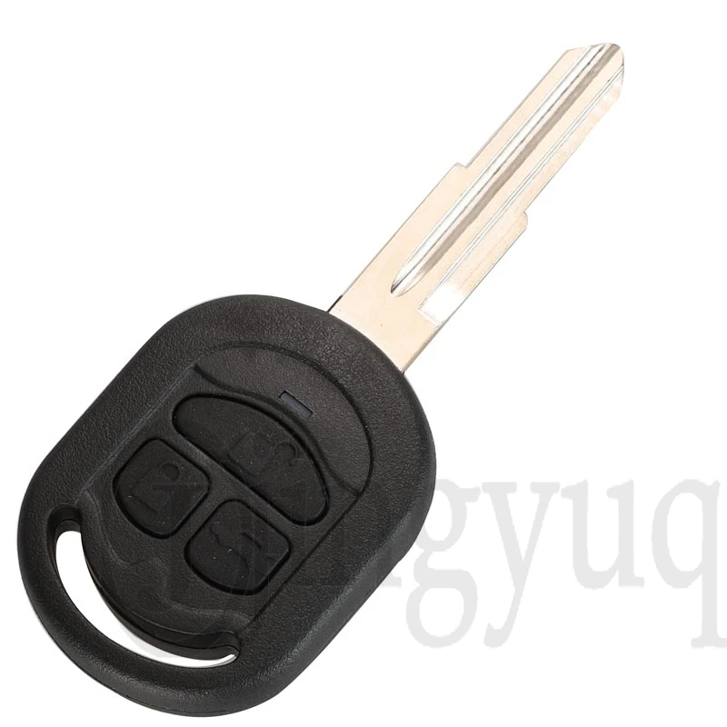 Jingyuqin Remote Car Key Shell For Buick 2003-2007 For Chevrolet Car Key Excelle HRV Key Blanks Case 3 Buttons Uncut Blade