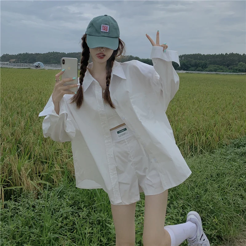 

Long Sleeve Shirts Womens Satin V Neck Slim Fit Pleated Trim Casual Feminine Romantic Youthful Spring Daily Look Trendy Light