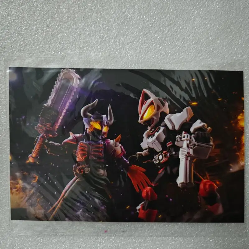 Genuine Blokees Kamen Rider Official Art Sticker Postcard Mini Brick Pack Geats Decade Gotchard Limited Edition In Stock view 5