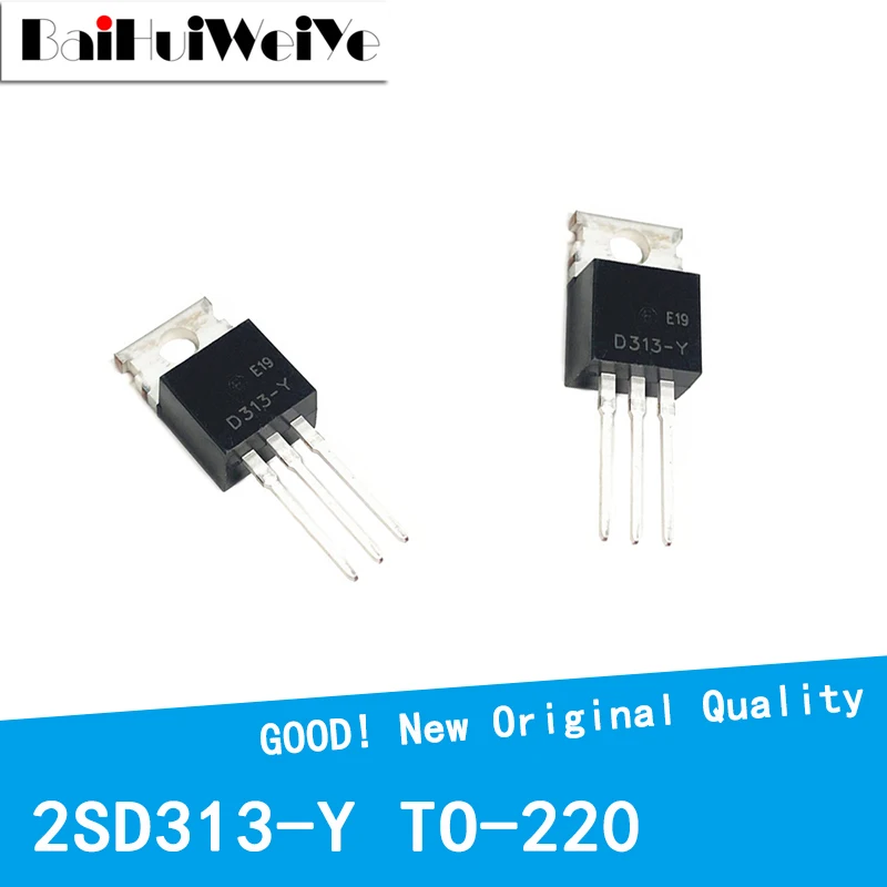 10PCS/LOT 2SD313-Y 2SD313 D313 D313-Y TO-220 MOSFET P-Channel Field Effect New Good Quality Chipset