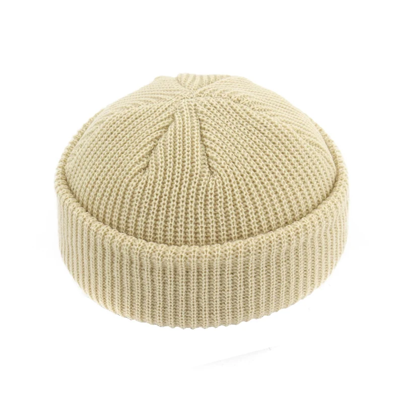 Winter Warm Cycling Beanies Casual Short Thread Hip Hop Hat Elastic Unisex Windproof Warm Hat Adult Men Female Knitted Skull Cap image 4