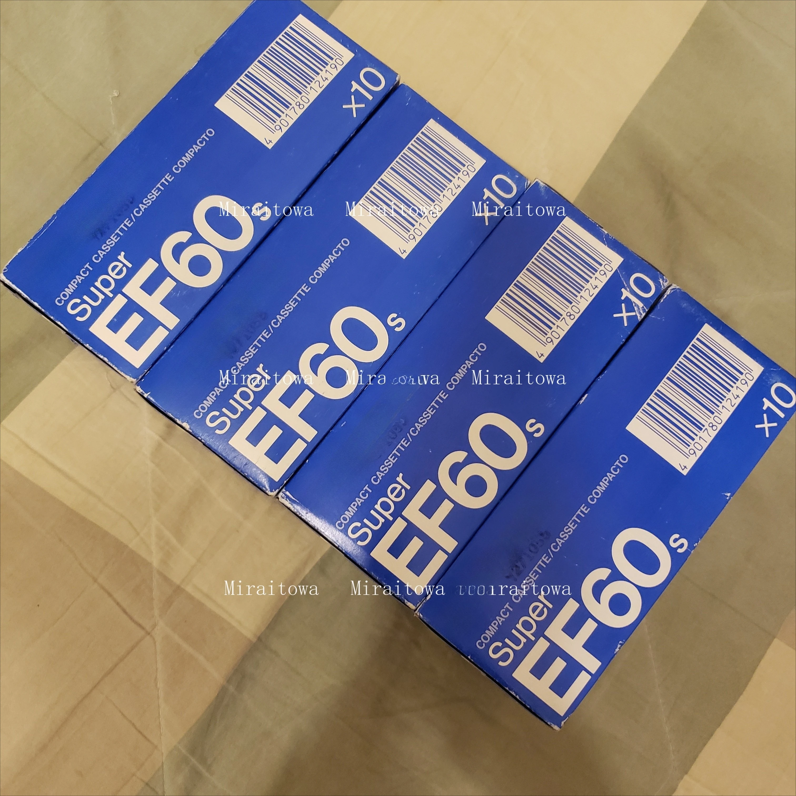 Para Sony EF60S cassete em branco fita de gravação padrão EF60 minutos - um tipo de cassete em branco, uma caixa contendo 10 discos