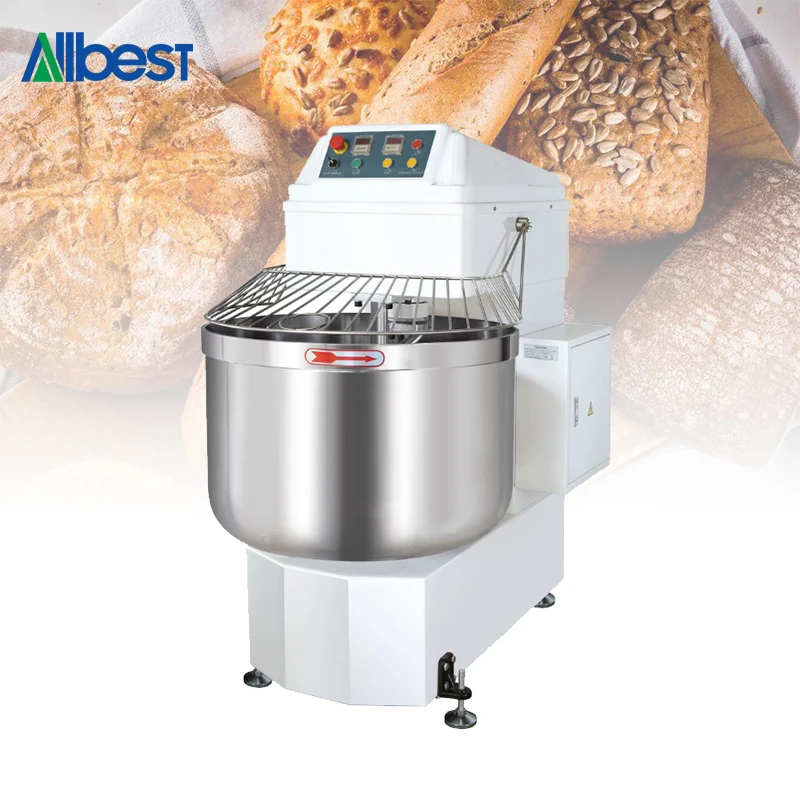 ABHS-130 130L Heavy  Automatic Biscuit Bread Pizza Food Dough Mixer Round Dough Ball Making Machine for Germany Italian