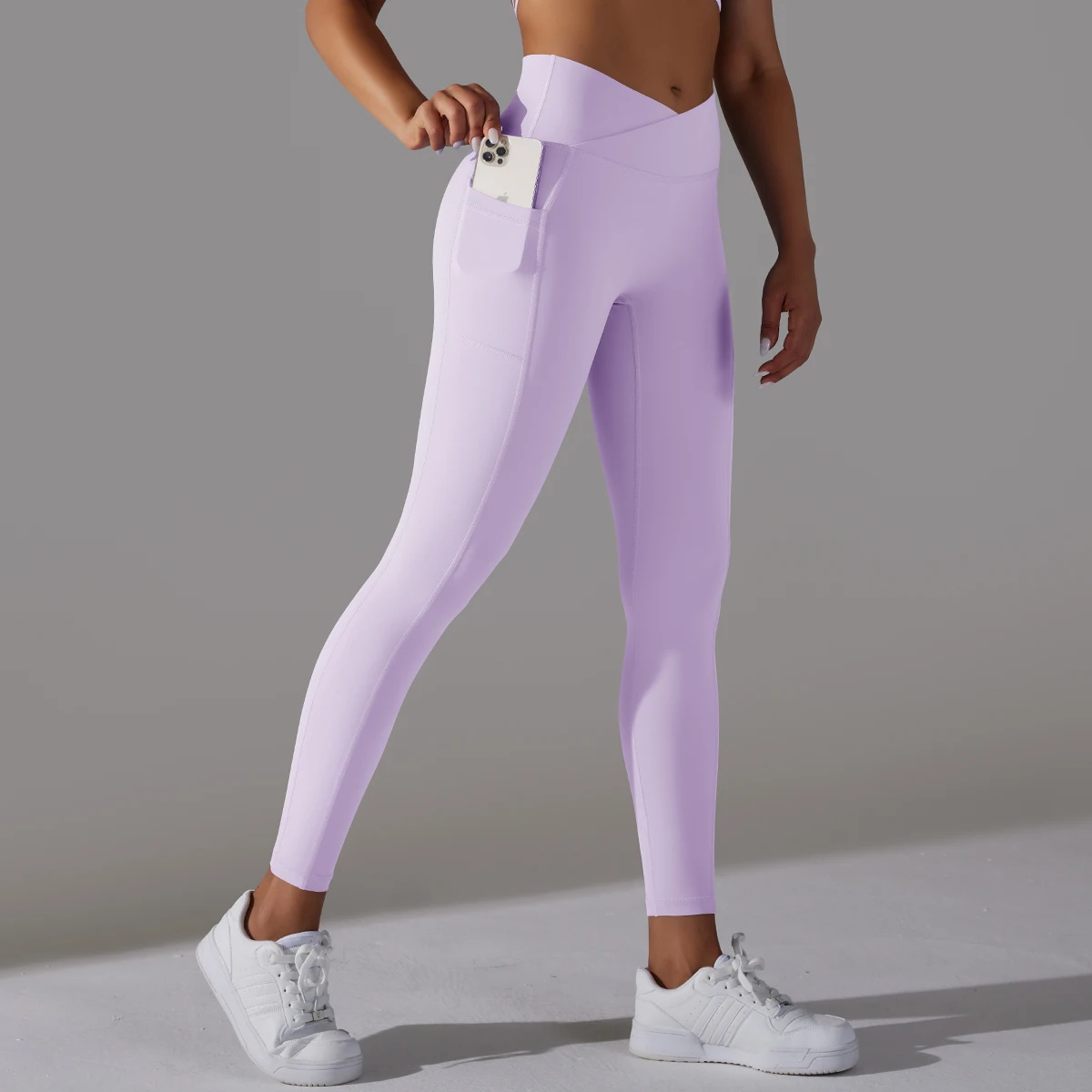 High Waist Naked Feeling Leggings Women Sport Fitness Running Yoga Pants With pocket Gym High elasticity Energy Leggings