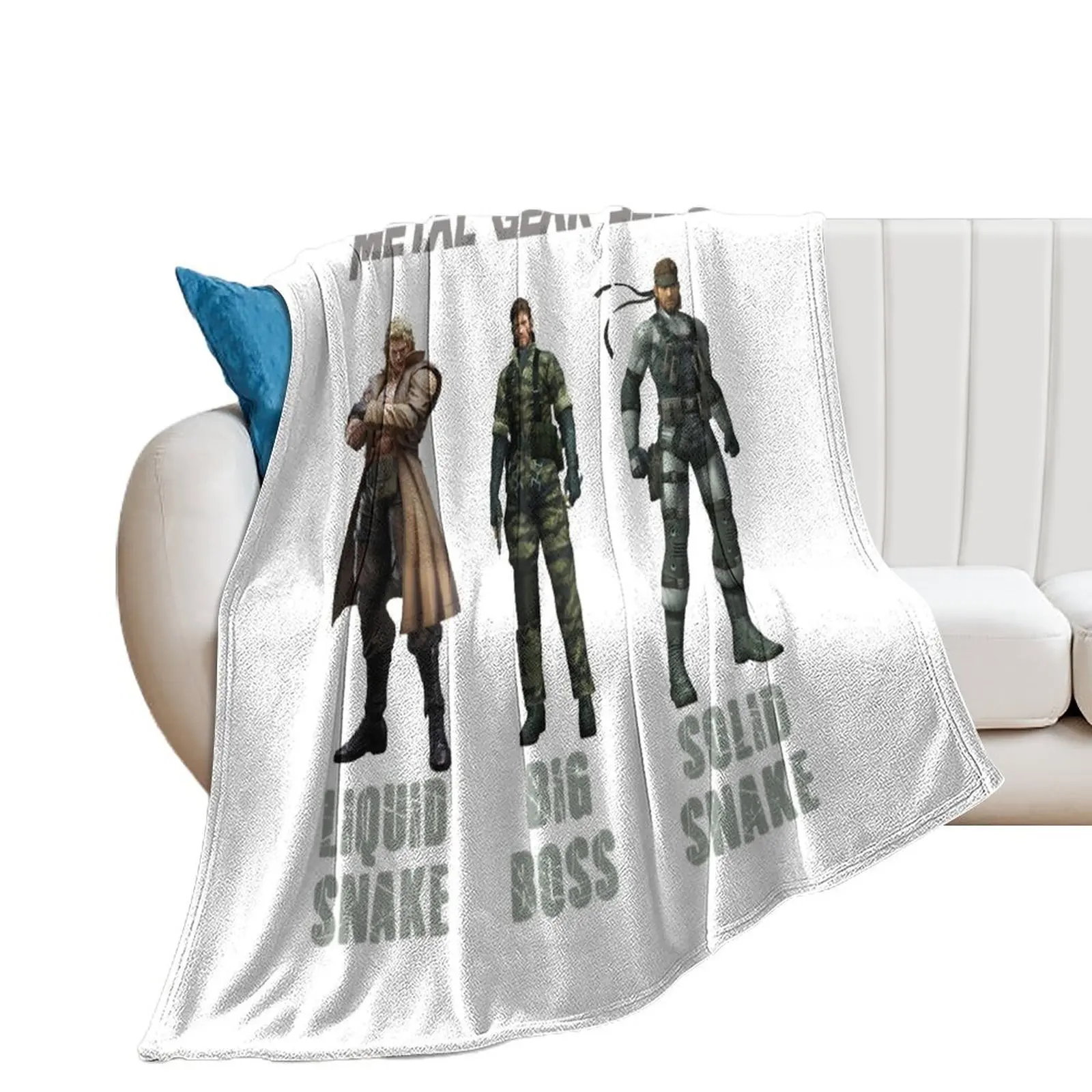 Metal Gear Solid Brave Fighting Game Movie Rustenico The Phantom Pain Throw Blanket Bed linens For Baby Blankets