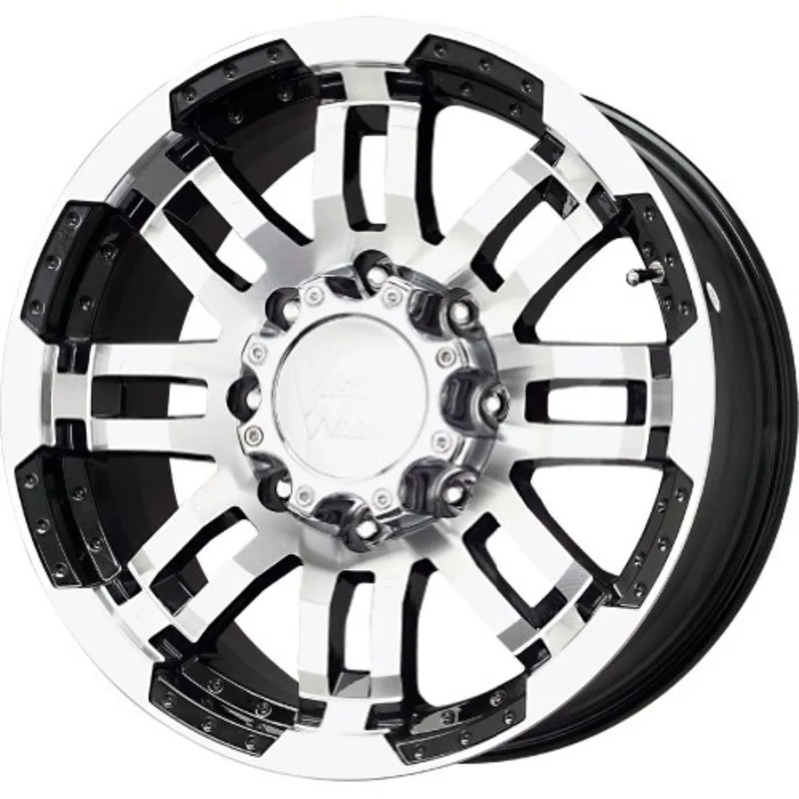 

375 Warrior Gloss Black Wheel with Machined Face 20x9 8x170mm for Performance SUVs and Trucks