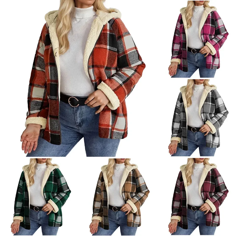 Autumn Winter For Women Zip Up Fall s Ladies Fleece Coats Plus Size Clothes Casual Women's Winter