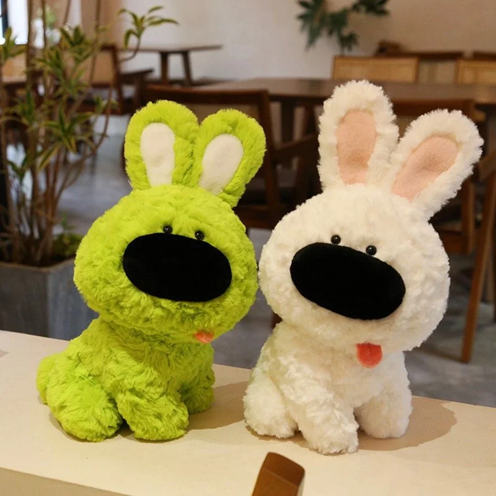 

30cm Cute Soft Big Nose Dog Rabbit Plush Toy Doll Super Funny Animal Doll Boy Girl Friend Birthday Holiday Gift Soft Filling