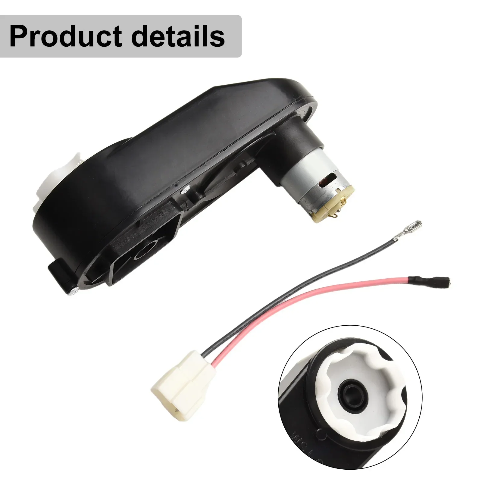 

Higher Wear Resistance Electric Gearbox Electric Gearbox Damaged Different Speeds Kids Car Toy Electric Gearbox