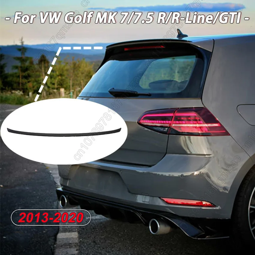 For VW Volkswagen Golf MK 7/7.5 R/R-Line/GTI 2013 2014 2015 2016 2017 2018 2019 2020 TCR  Rear Foof Wing Spoiler  Body Kit