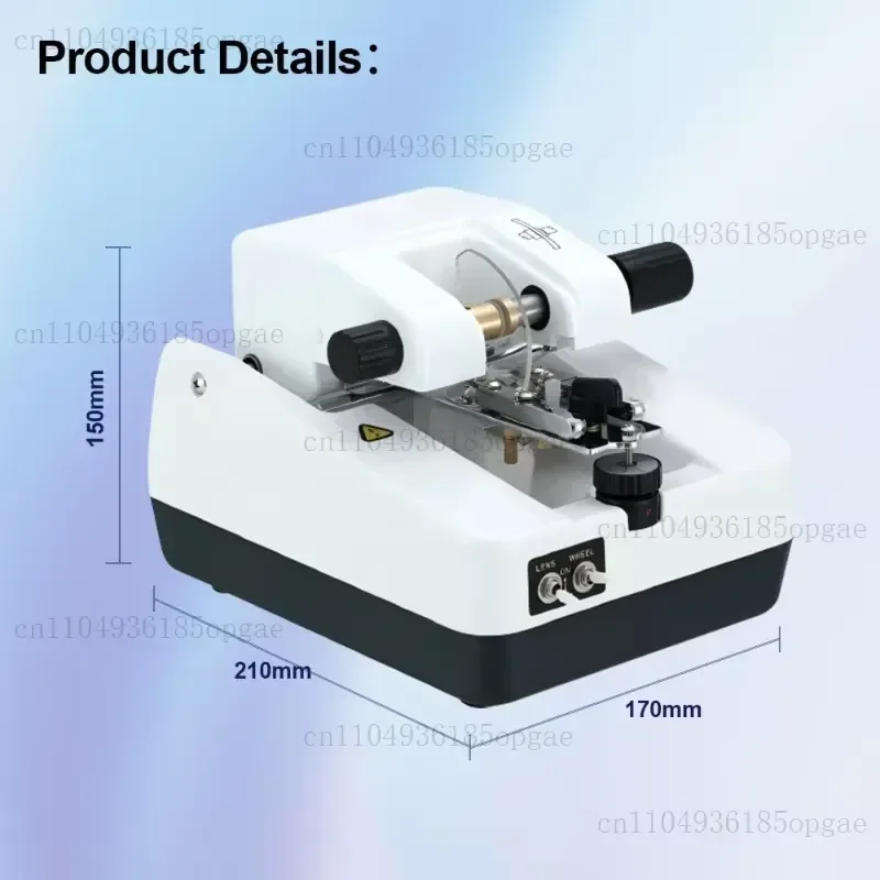 AI-Optic Eye Equipment Instrument Lens Slotting Machine Wire Drawing Machine Half Frame Glasses Slotting Deep