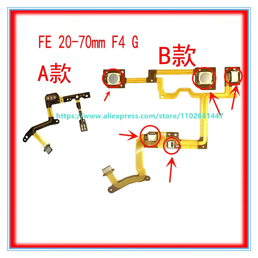 

New 20-70 mm F4 Lens Line Focus Aperture Flex Cable for Sony 20-70mm F/4.0 G SEL2070G Camera Repair Part