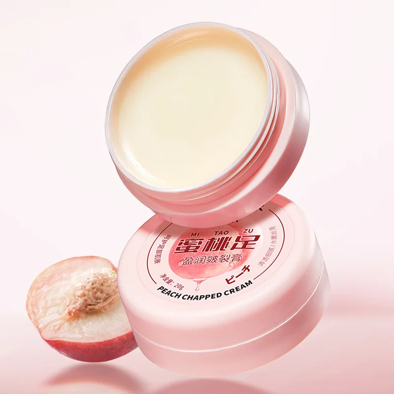 SADOER Peach Moisturizing Foot Cream Anti Cracking Frost Protetion Nourishing Heel Cracked Repair Dead Skin Removal Feet Care