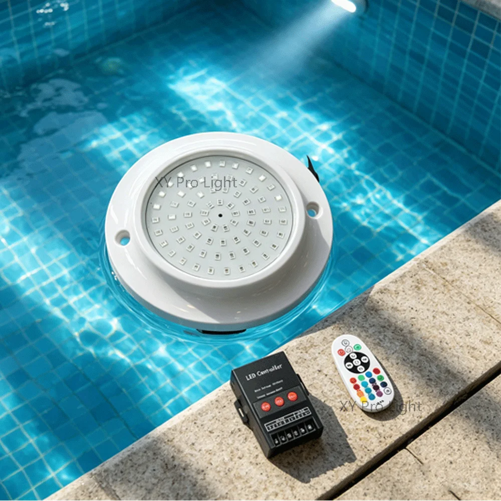 DC12V RGB LED Pool Light IP68 Waterproof 12W Underwater Lamp for Outdoor Indoor Fountain Landscape Piscina Spotlight Lighting