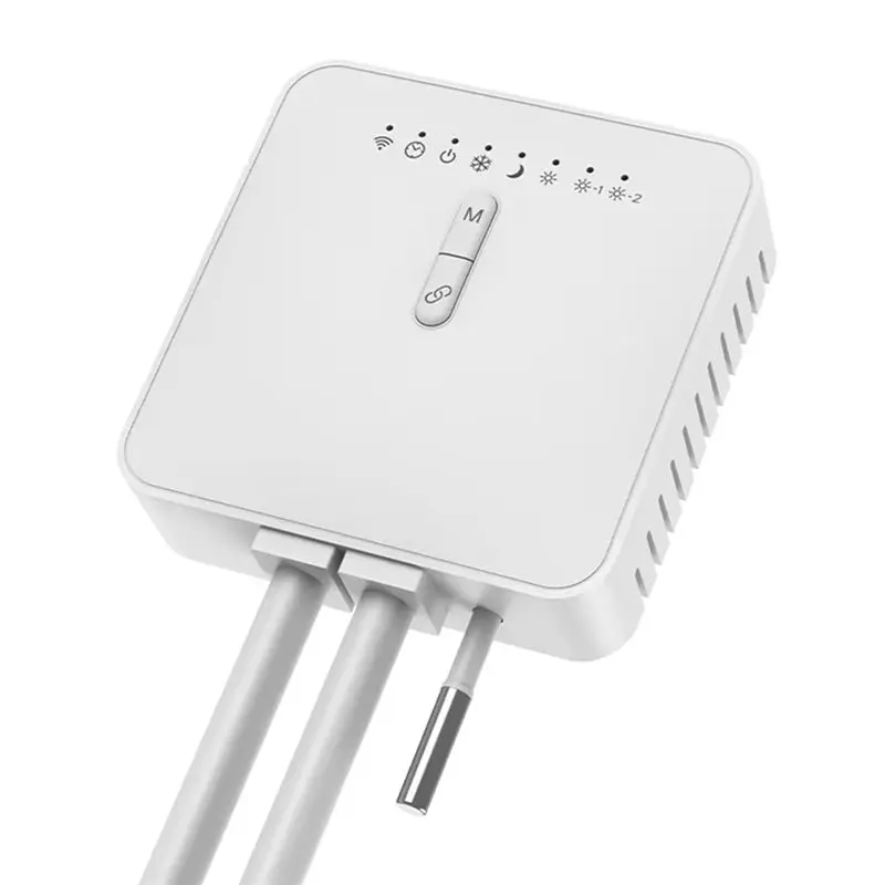 

M01K Tuya Zigbee Smart Thermostat For Pilot Wire Heating Radiator Support Ecowatt Electricity Monitor Remote For Alexa Google