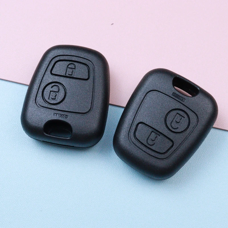 2 Buttons Car Key Housing Key Case Shell for Citroen C1 C2 C3 C4 Xsara Picasso Saxo for Peugeot 206 207 306 307 408 607 107