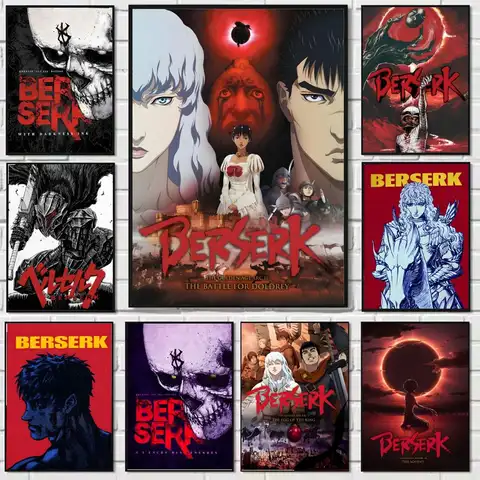 โปสเตอร์ผ้าใบลายภาพวาดเบอร์เซอร์เกอร์: ตกแต่งผนังทุกพื้นที่ ทนทาน กันน้ำ ไม่มีรอยยับ