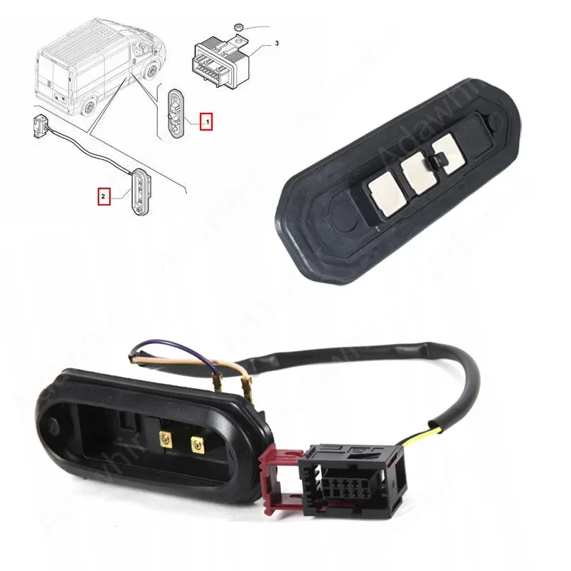 For Fiat Ducato III Citroen Jumper Peugeot Boxer 2006-2022 Sliding Door Door Contact Switch 2 PIN+3 PIN 1348483080 1348484080