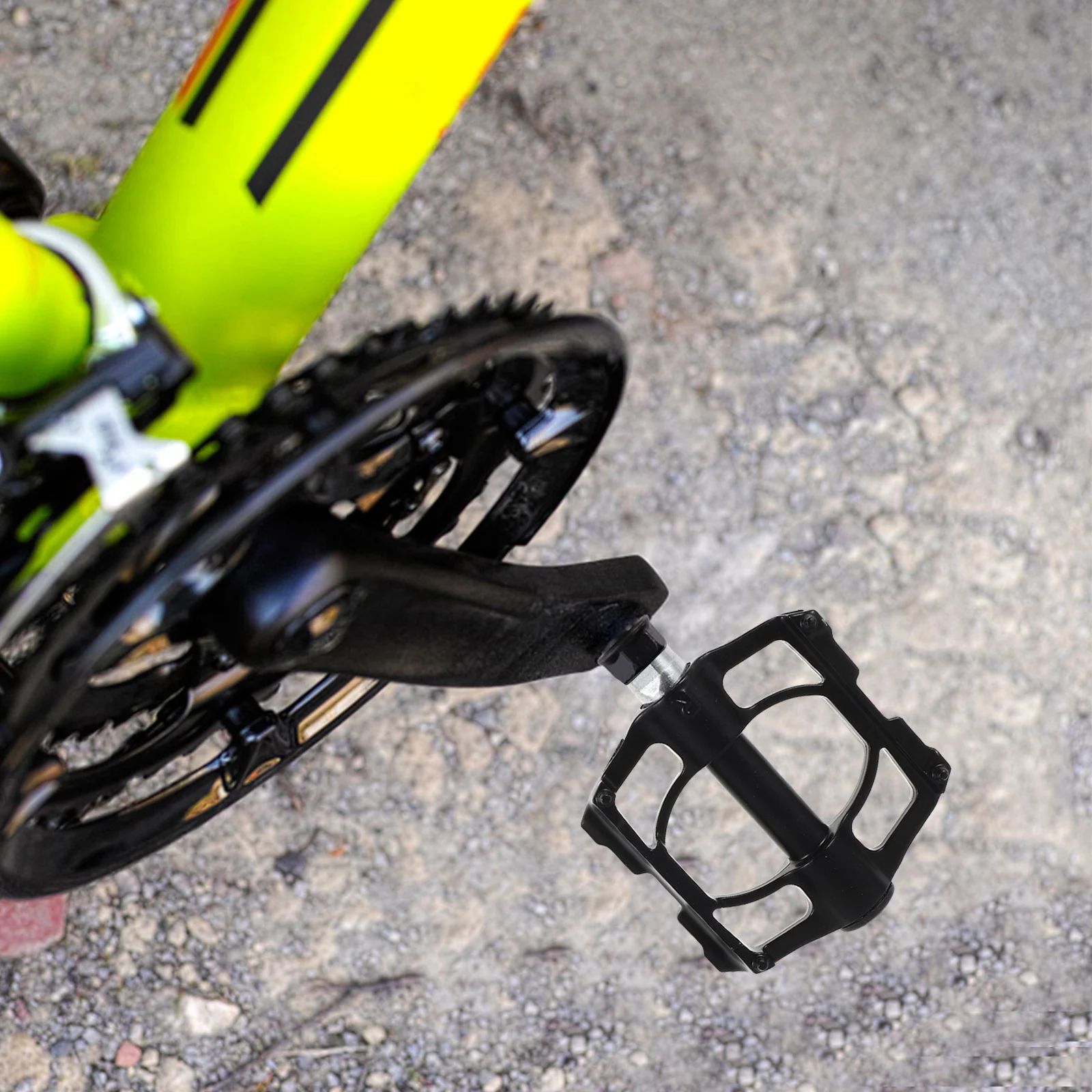 

1Pair Foldable Bike Pedals Aluminum Alloy Wide Flat Bicycle Pedals Foldable Mountain Bike Foot Pegs Cycling Accessories