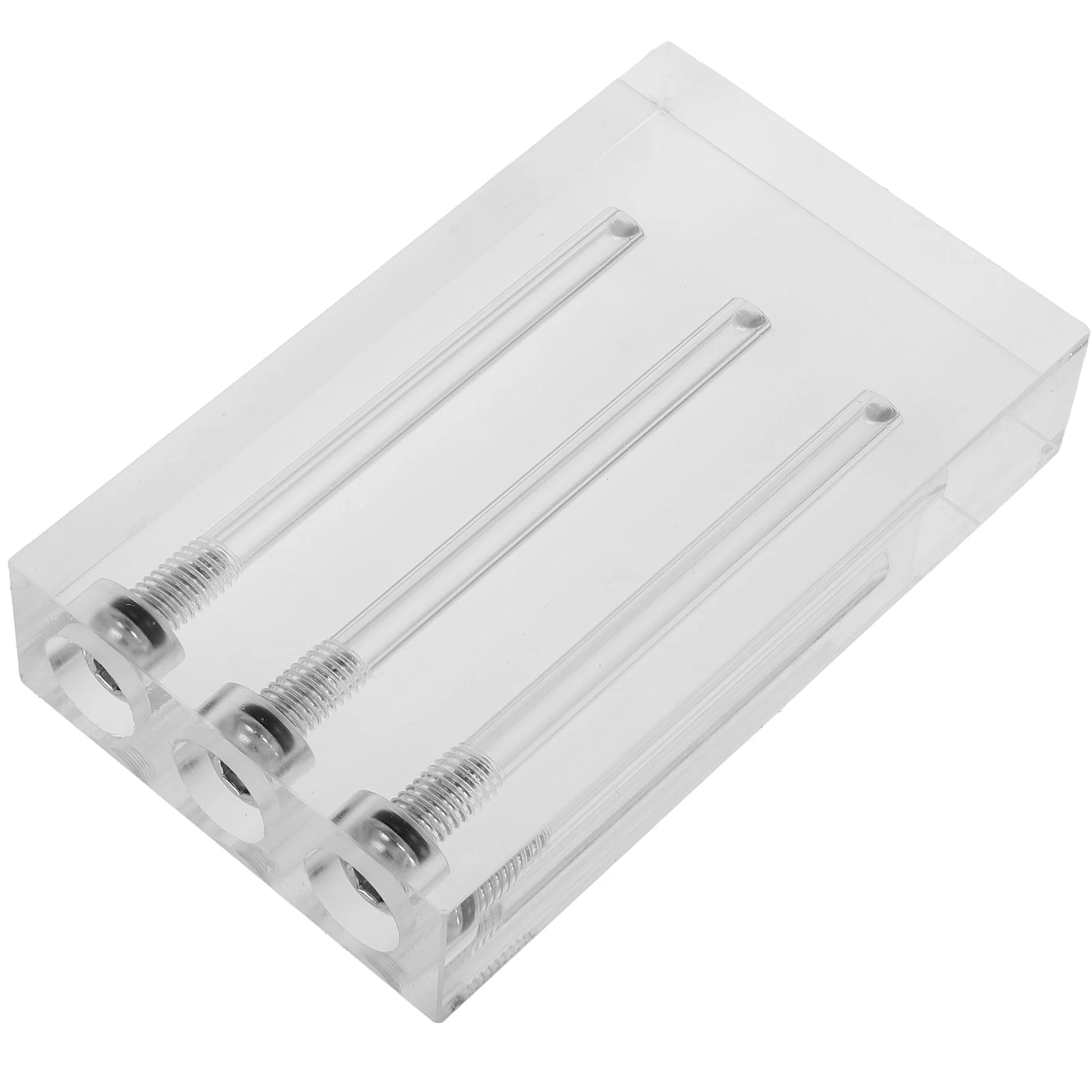 

1 Set 3 Hole Acrylic Oil Quality Tester For Engine Transmission Oil Viscosity Comparison Fuel Pressure Test Tool Automotive