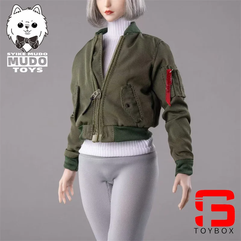 CTC-010 1/6 스케일 파일럿 자켓 레저 코튼 코트 패션 의류 모델 맞는 12 "여성 군인 액션 피규어 바디 인형