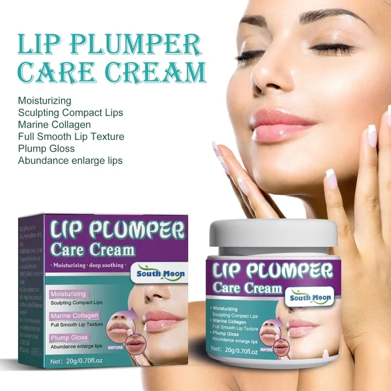 Lip Plump Gloss care Cream hydrating moisturizing anti-peeling drying cracked Exfoliation diluting lip lines  repair lip balm