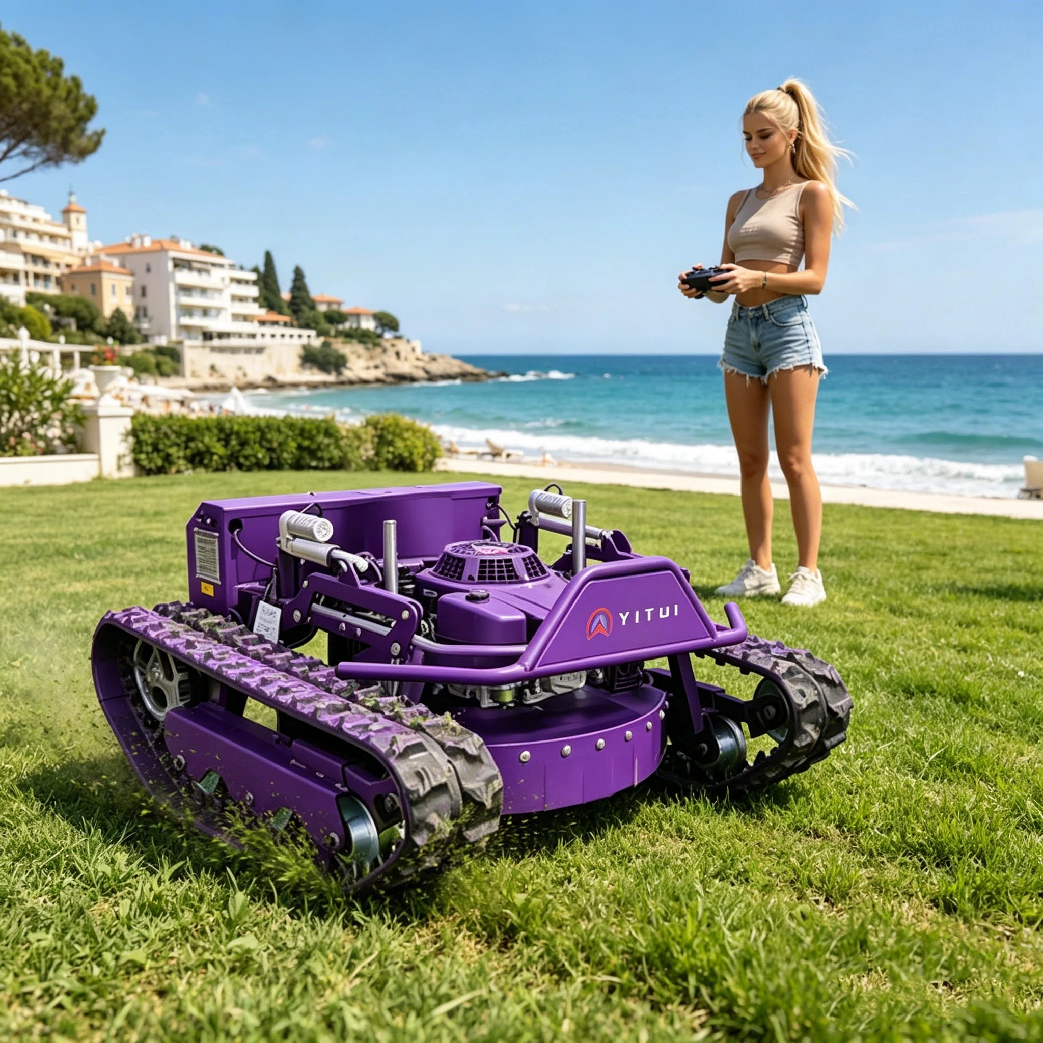 Customized Long Service Life Lawn Mower High Efficiency Powerful Engine Capacity Easy Maintenance Stable Operation