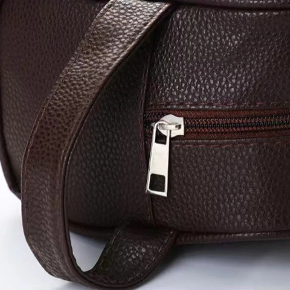 Large Capacity Leather Cosmetic Bags PU Handheld Travel Toiletry Bag Zipper Closure Washable Makeup Bag Cosmetics Storage