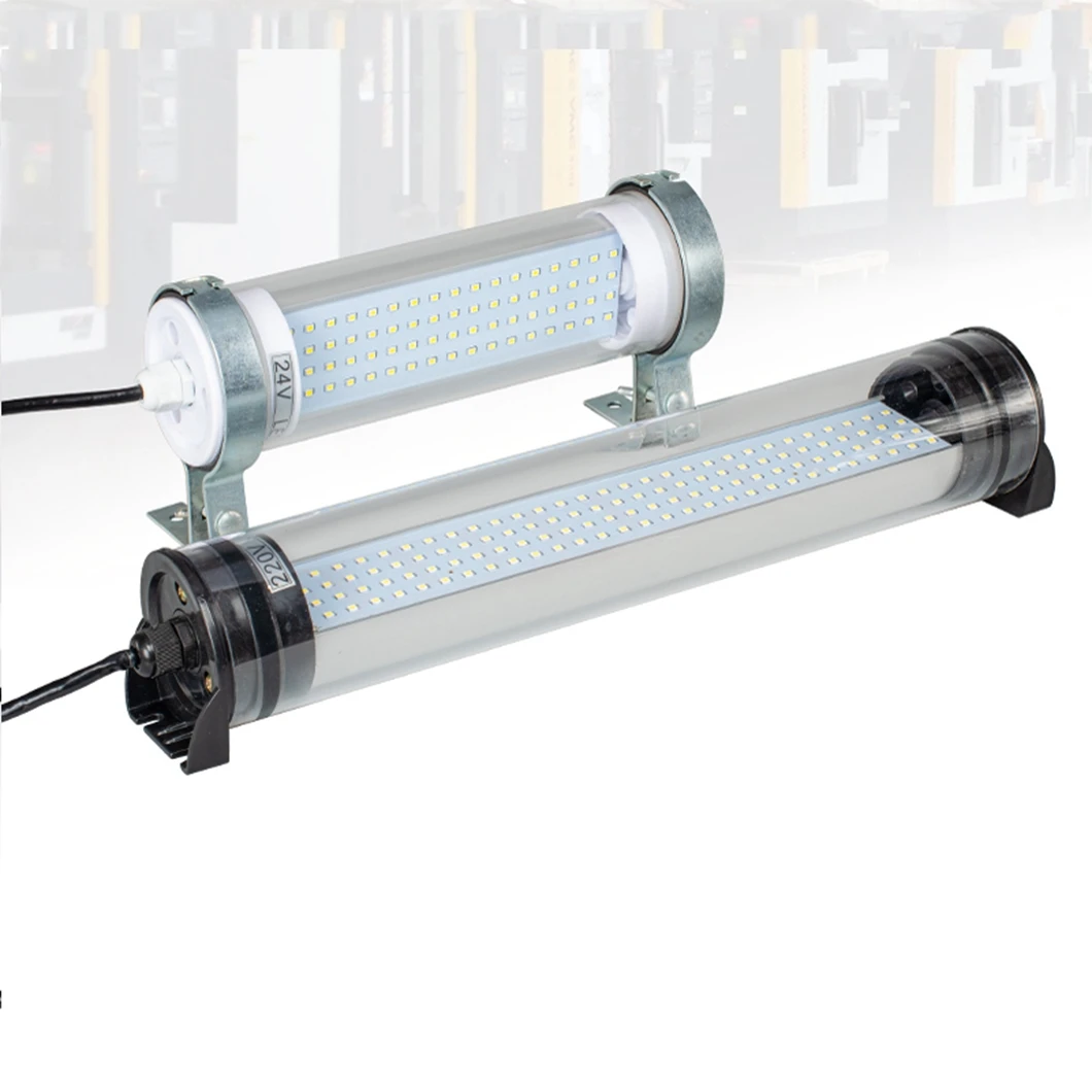 Tubo de luz Led para máquina CNC, iluminación Industrial a prueba de explosiones, 24V, 220V, 8-48W, IP66