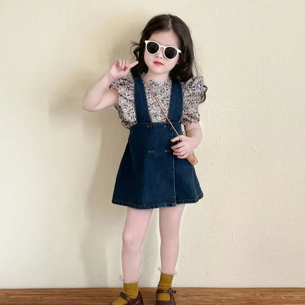 conjunto-de-verao-para-meninas-moda-nova-camisa-floral-infantil-macacao-conjunto-de-2-pecas-roupas-trendy-para-criancas