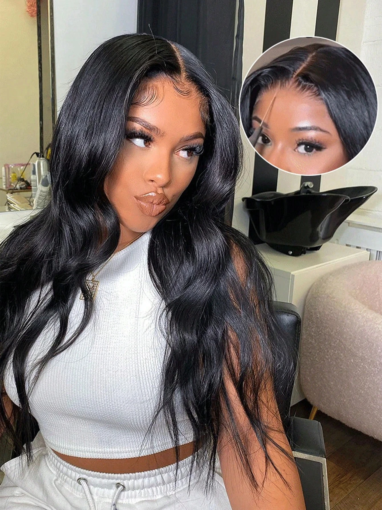 

5x5 Glueless Wig Human Hair 34 38 inch Body Wave 13x4 HD Transparent Lace Front Human Hair Wig Pre Plucked 230% Density Water Wave 13x6 Lace Frontal Wigs for Women