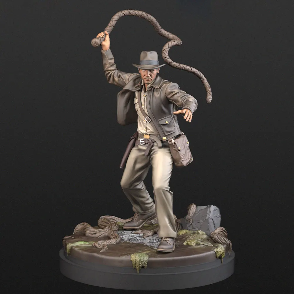 1/24 75mm Anime Character Statue GK Miniature 3D Printed Gray Model Figurine DIY Doll Model Unassembled And Unpainted