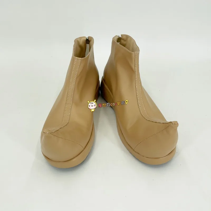 Zapatos de Cosplay Saionji Ukyo, accesorios de Cosplay de Dr. Stone, zapatos de cuero PU, botas de Carnaval de Halloween