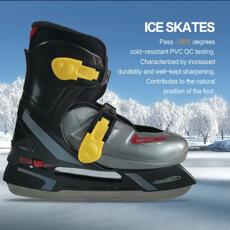 Hot-selling ice hockey skates hard boot ice skate for kids used in ice