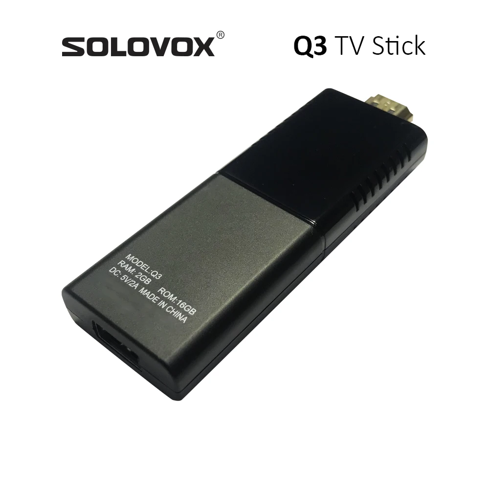SOLOVOX-Set Top Box ، عصا تلفزيون Android 10 ، IP ليمون ، مستقبل USB ، 2G ، 16G ، H313 ، 4K ، واي فاي مزدوج ، حجم الجيب ، Dongle Live ، Q3