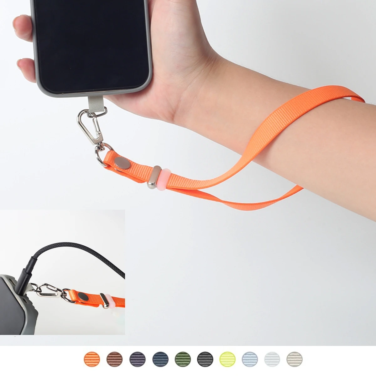 

Unversal Hand Strap Lanyard for IPhone Samsung Huawei Xiaomi OPPO Vivo Phone Nylon Wrist Strap for iphone 17 pro