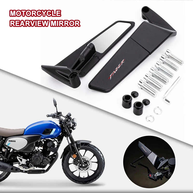CNC Motorcycle Mirror Wind Wing side Rearview Reversing mirror For FAZER FZ6 XJ6 XJ6F XJ6N XJR300 XJR XJR1200 FJR FJR1300 1200