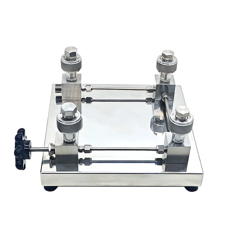 Digital Pressure Gauge Calibrator Pneumatic Pressure Calibration Benchtop Multifunctional Pressure Port Connector Table