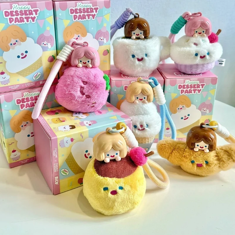 

RiCO Happy Dessert Party Series виниловая ароматерапевтическая слепая коробка игрушки Kawaii аниме фигурка-сюрприз Mystery Box кулон кукла