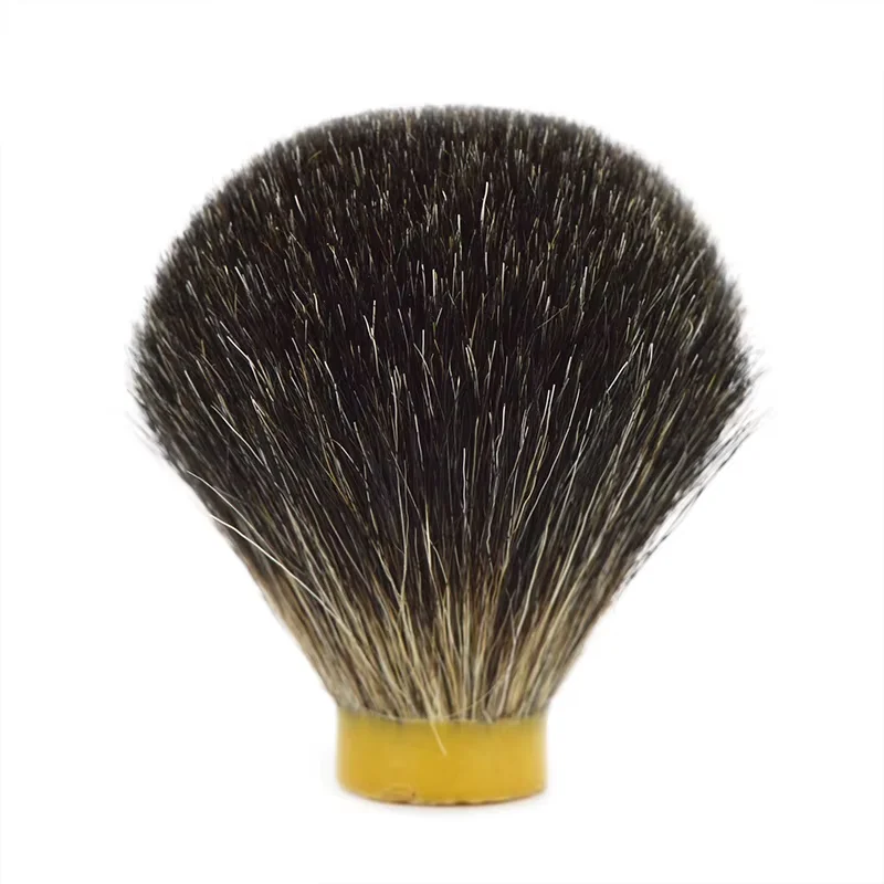 Dscosmetic Black Natural Hair Shaving Brush Knots For Man Wet Shaving