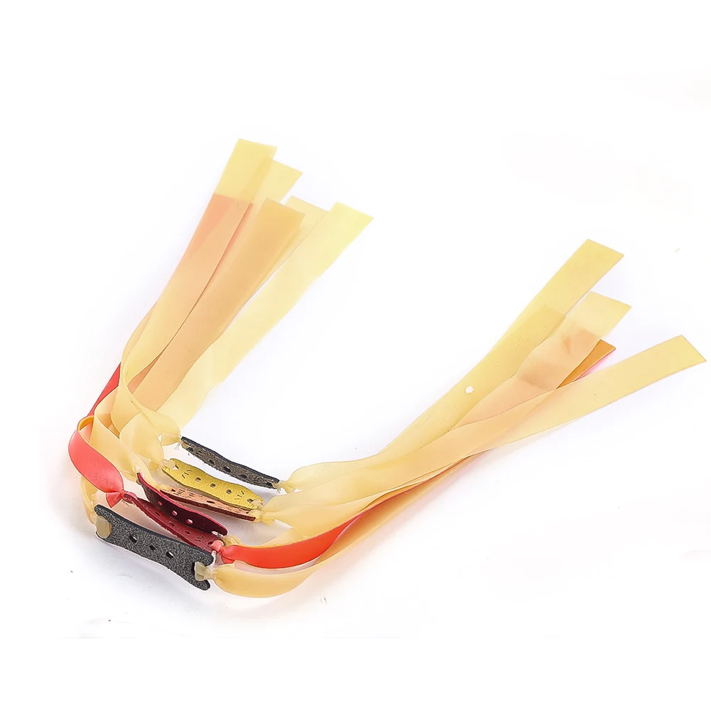 

3PCS High Elasticity Flat Rubber Slingshot Bands Durable Outdoor Hunting Shooting Catapult Accessories Competitive Sports