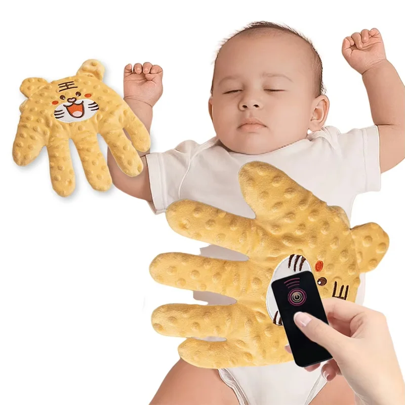 AS96-Soothing Baby Sleep Aid Infant Calming Sleepers Gentle Hand Palms Newborn Pillow Hand For Restful Night Gift