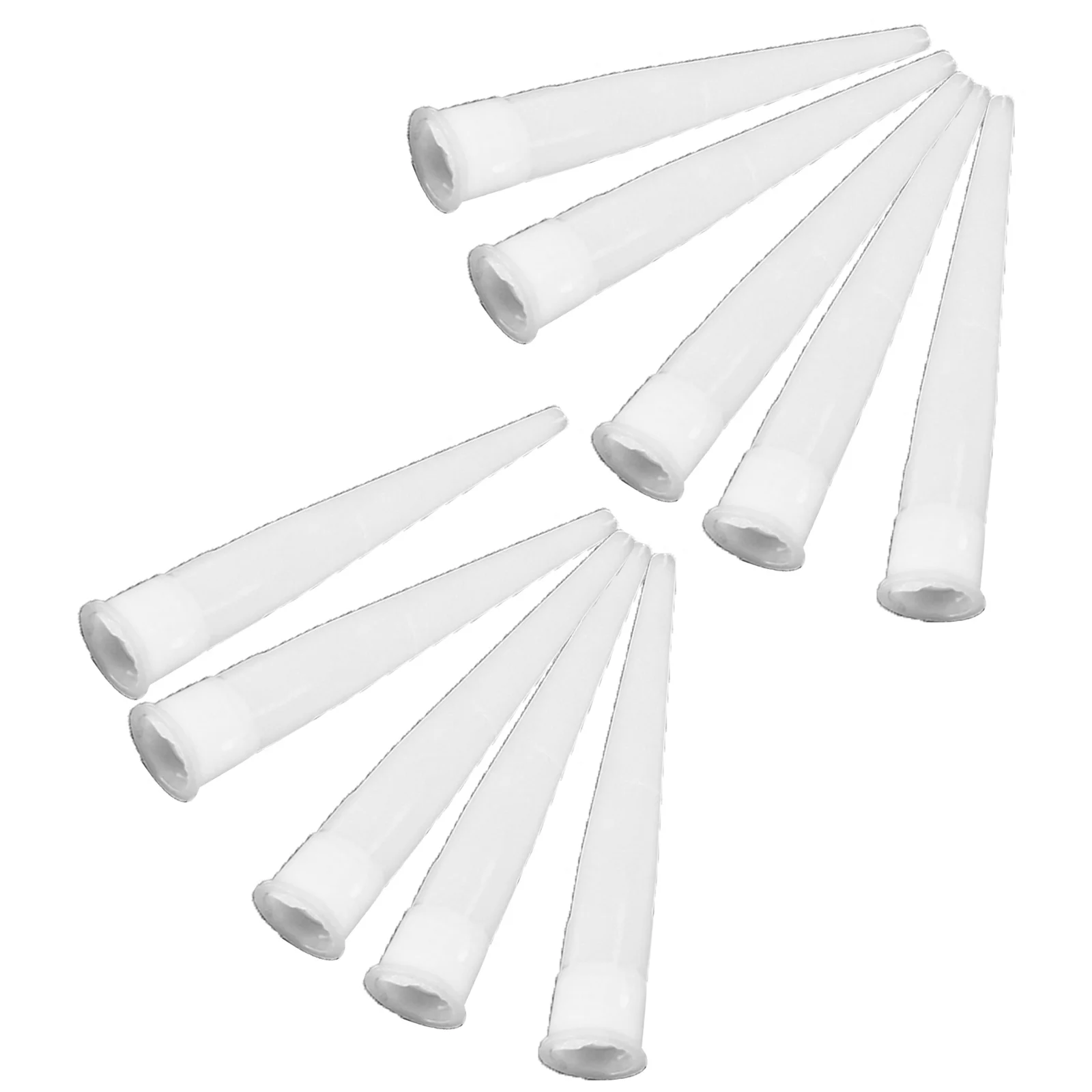 

100 pcs Glass Caulking Nozzles Plastic Tube Tips For Construction Maintenance Repair Sealant Applicator Tools Dispensing Tips