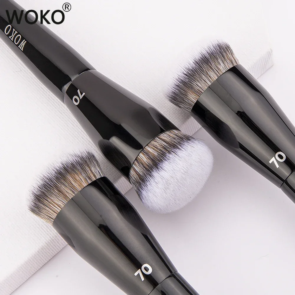 Pro 70 Big Foundation Brush Cream Foundation Makeup Brush Chubby Professional Synthetic Hair Face Contour Foundation Makeup Tool